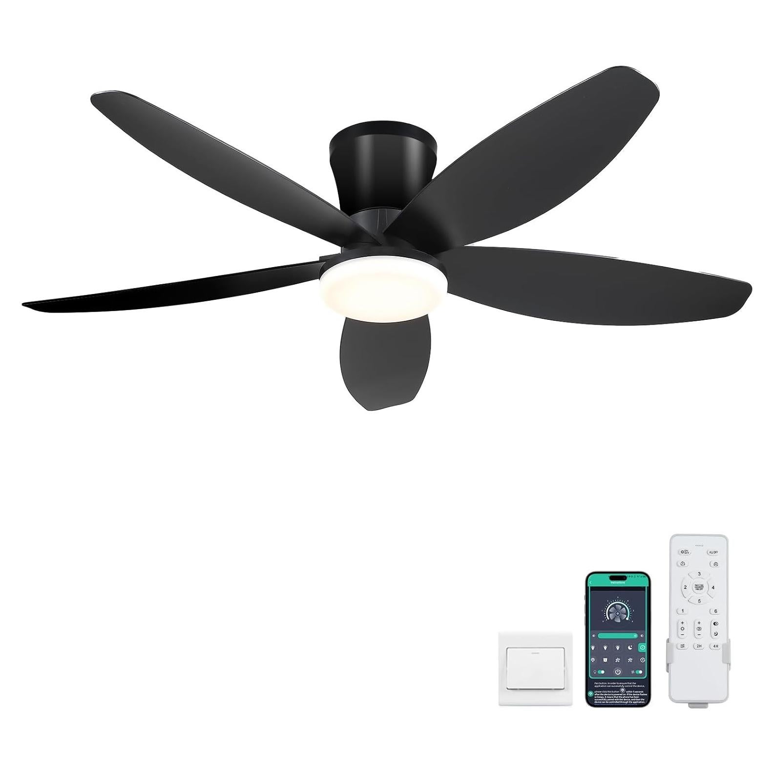 Ventilador de Techo Surtime 42" con Luz LED y Control Remoto