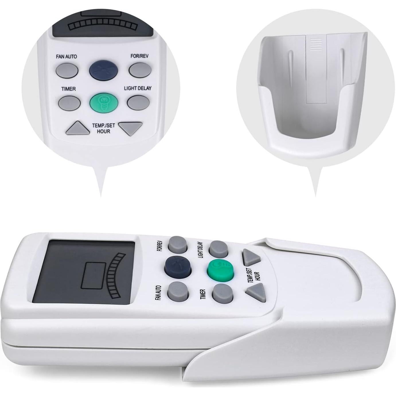 Control Remoto Ventilador de Techo Eogifee Fan-9T Termostático