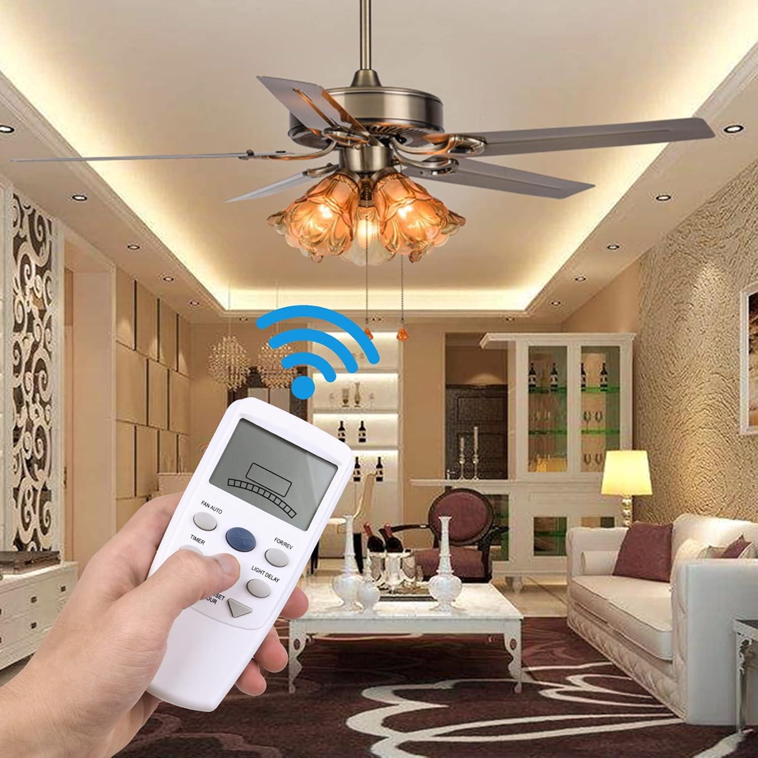 Control Remoto Ventilador de Techo Eogifee Fan-9T Termostático