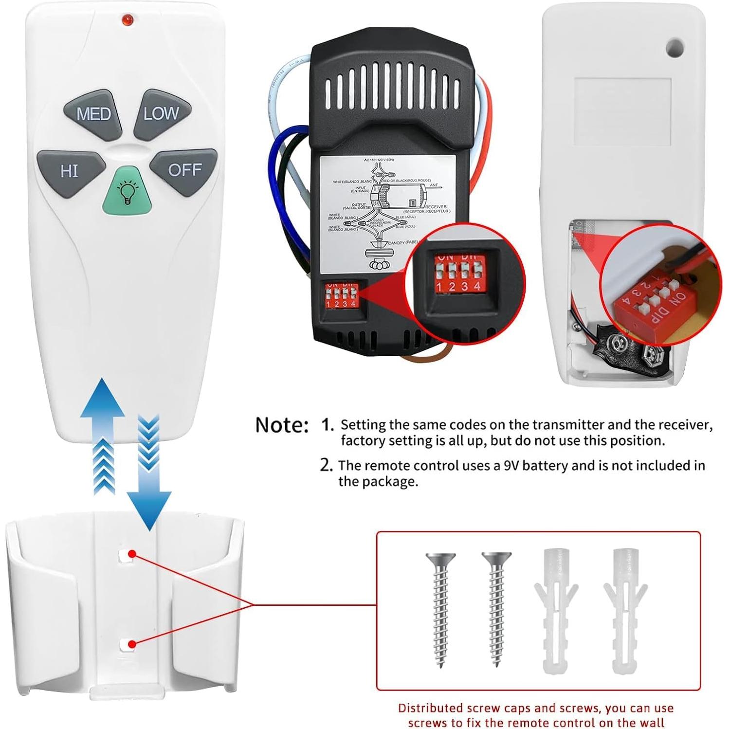 Control Remoto Universal para Ventilador de Techo FAN28R