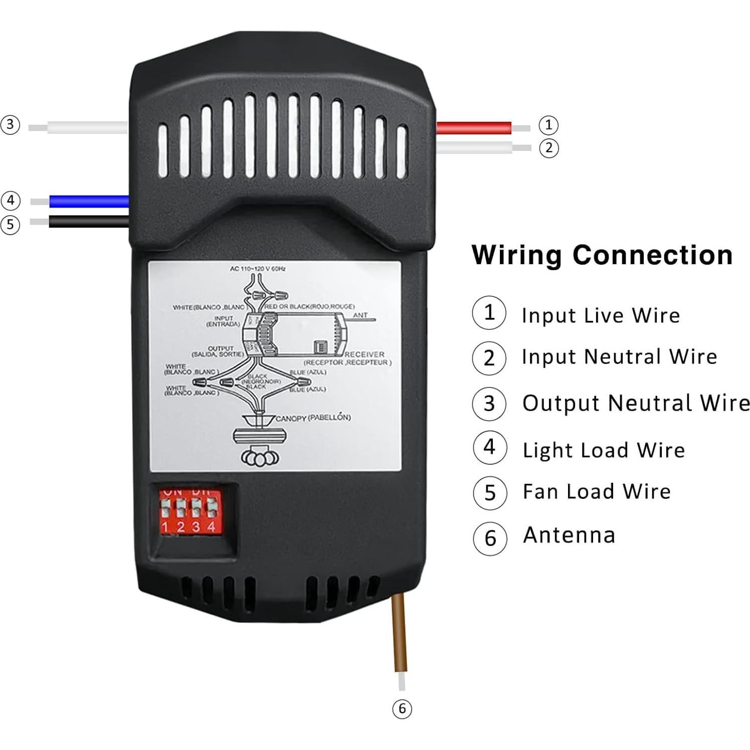 Control Remoto Universal para Ventilador de Techo FAN28R