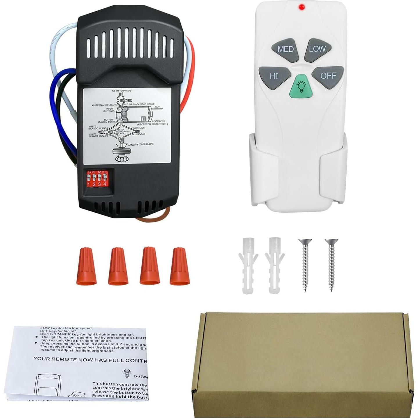 Control Remoto Universal para Ventilador de Techo FAN28R