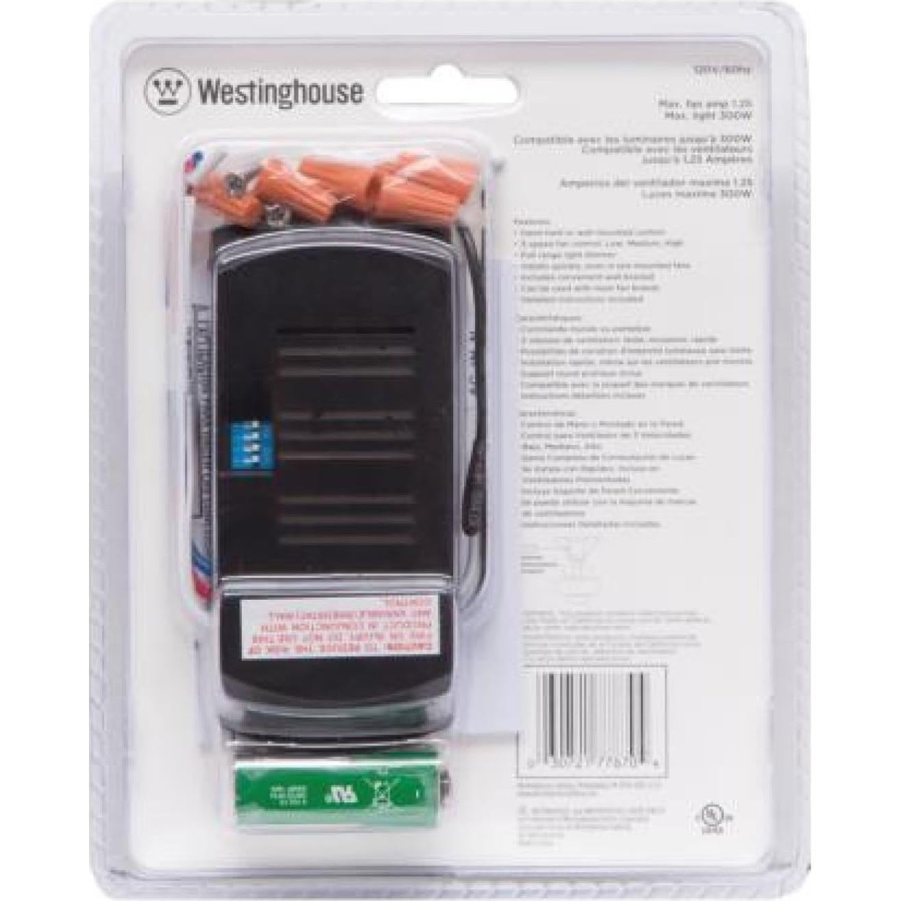 Control Remoto Inalámbrico para Ventilador de Techo Westinghouse 7787000