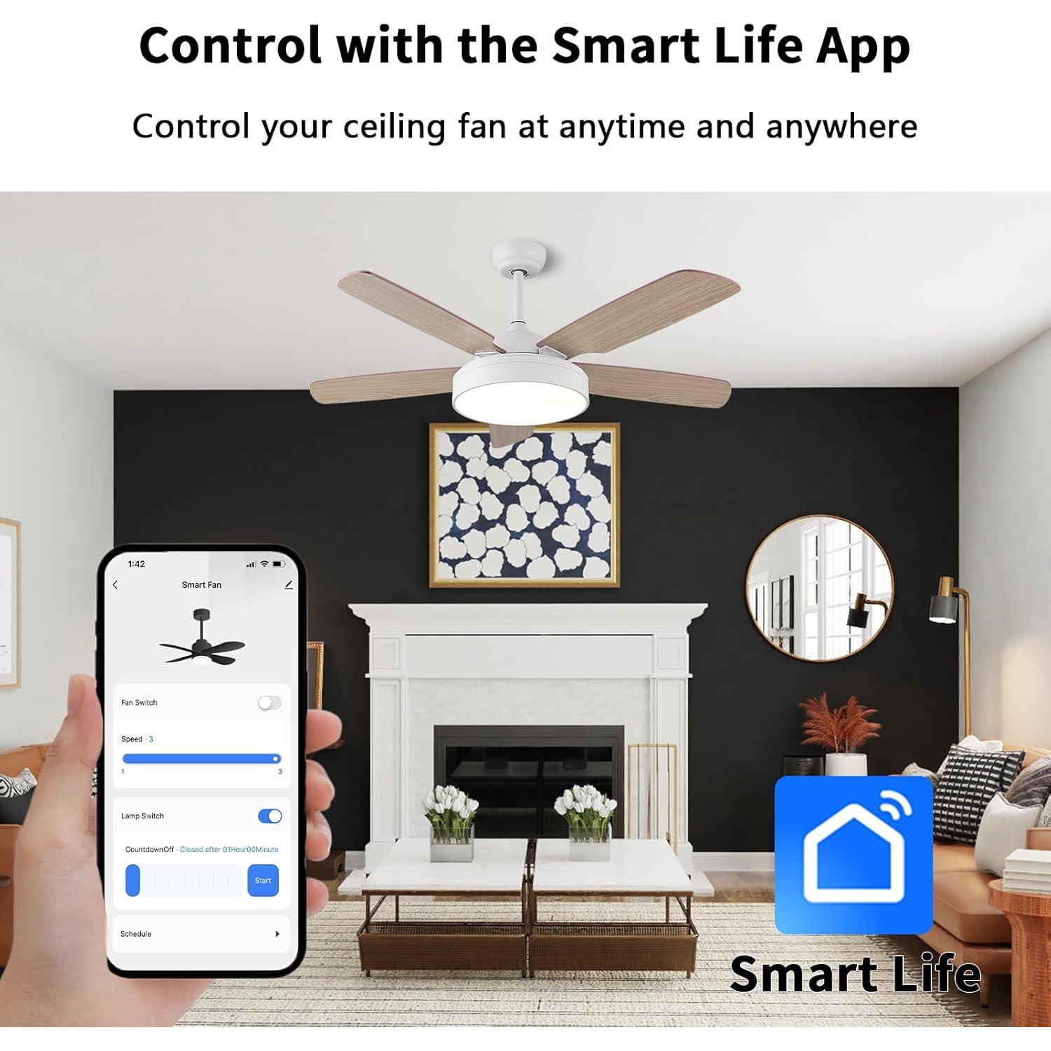 Control Remoto WiFi para Ventilador de Techo Humpptom JF028