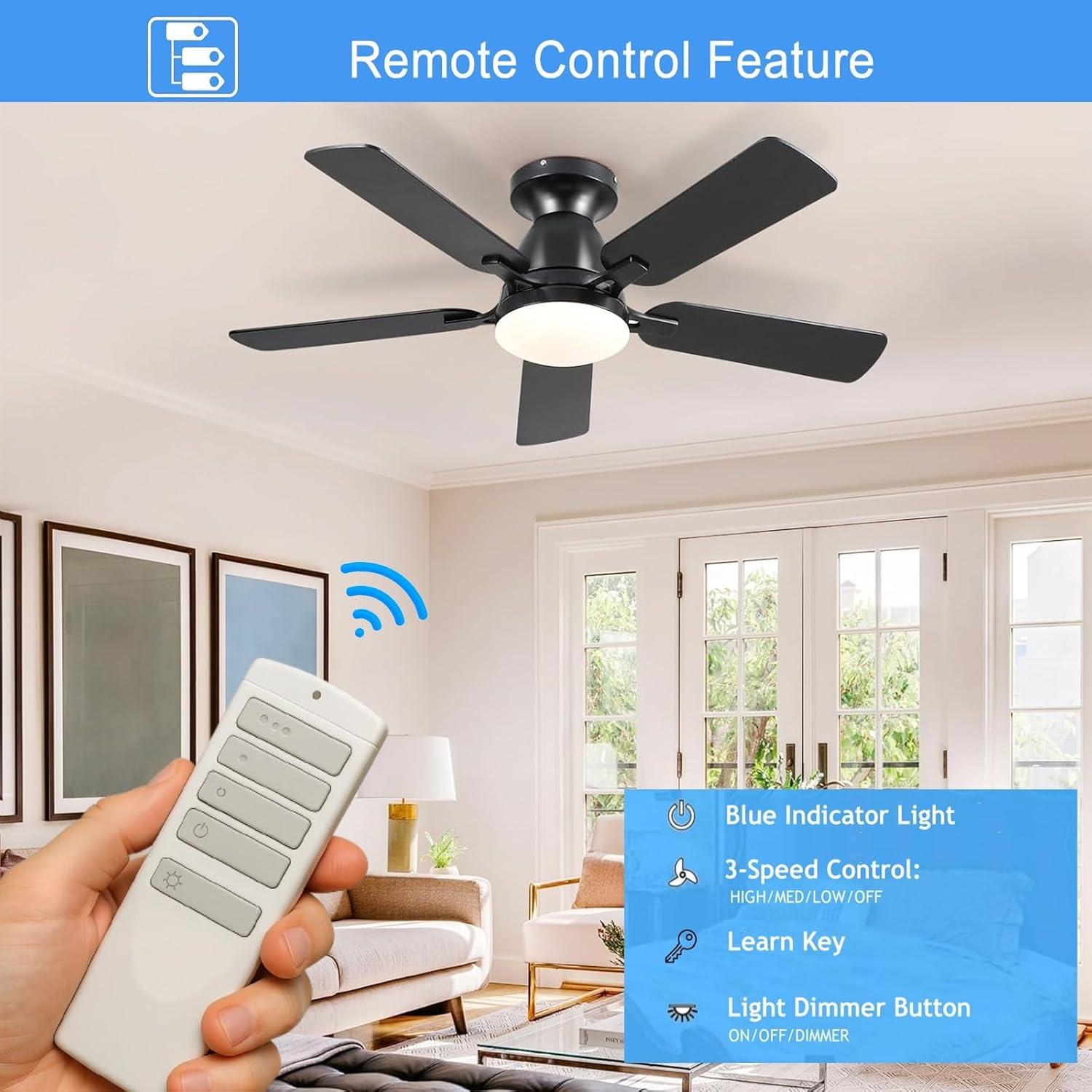 Control Remoto Universal para Ventilador de Techo UBORSY 3 Velocidades