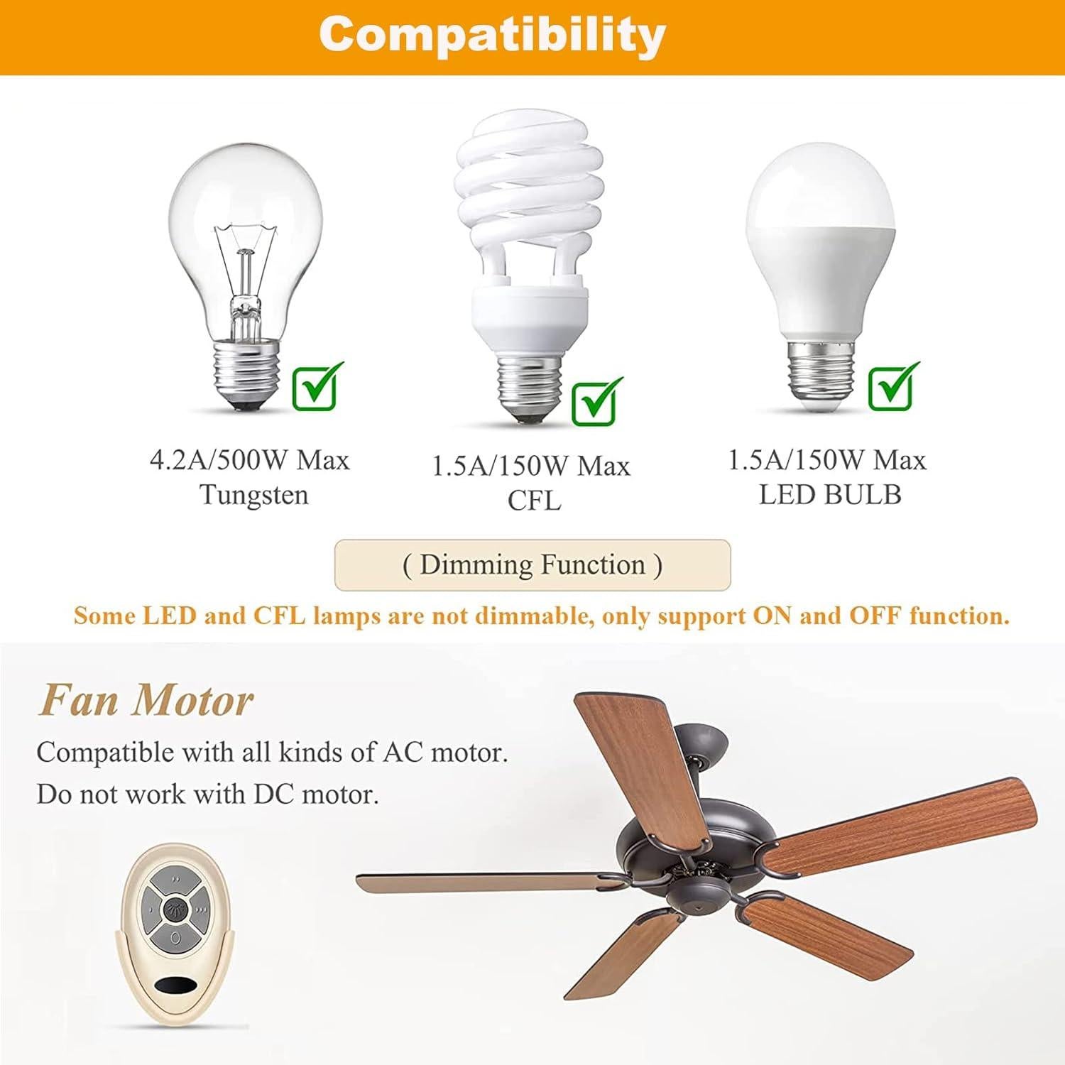Control Remoto FAN35T para Ventilador de Techo Allen+Roth