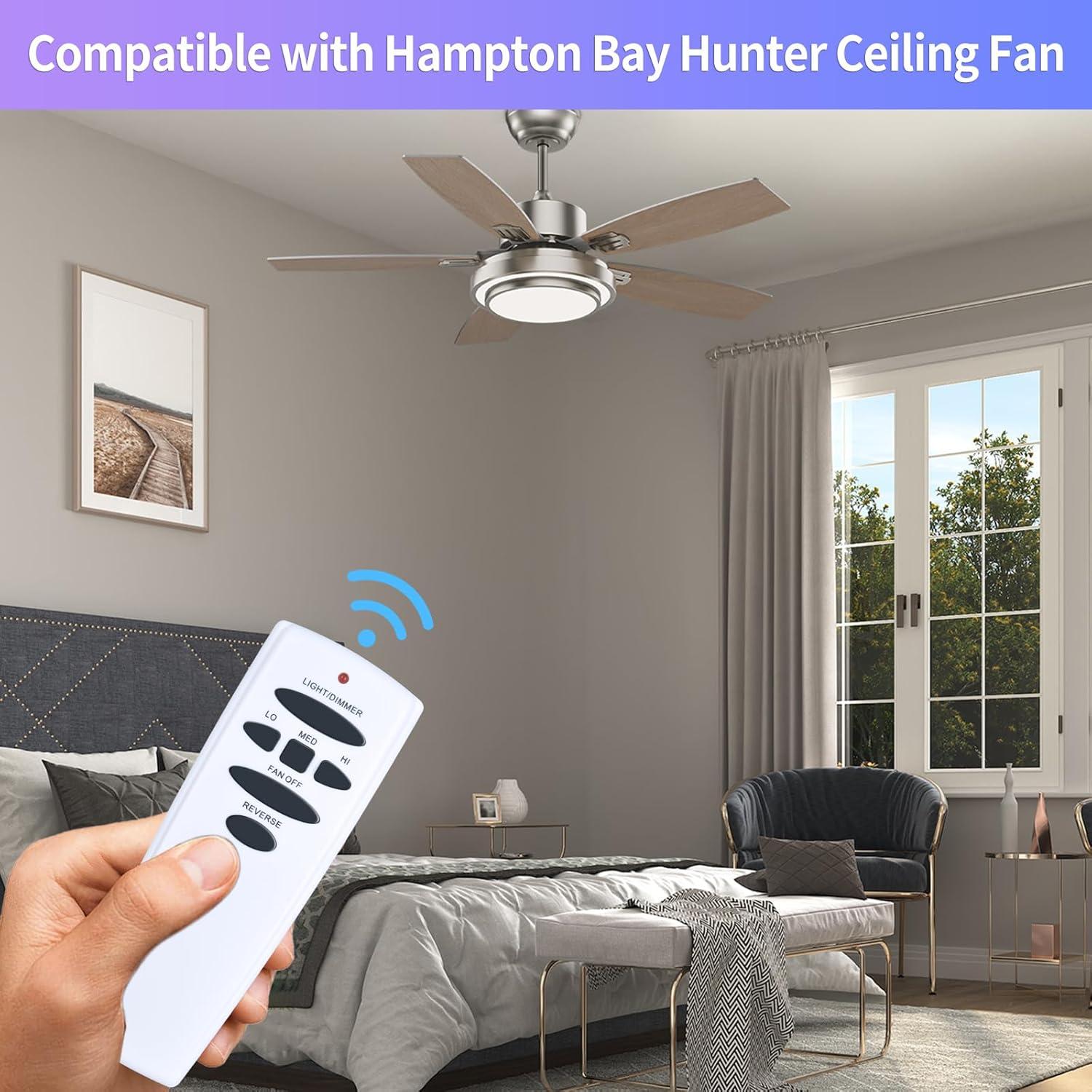 Control Remoto Reemplazo Ventilador Techo Hampton Bay UC7078T