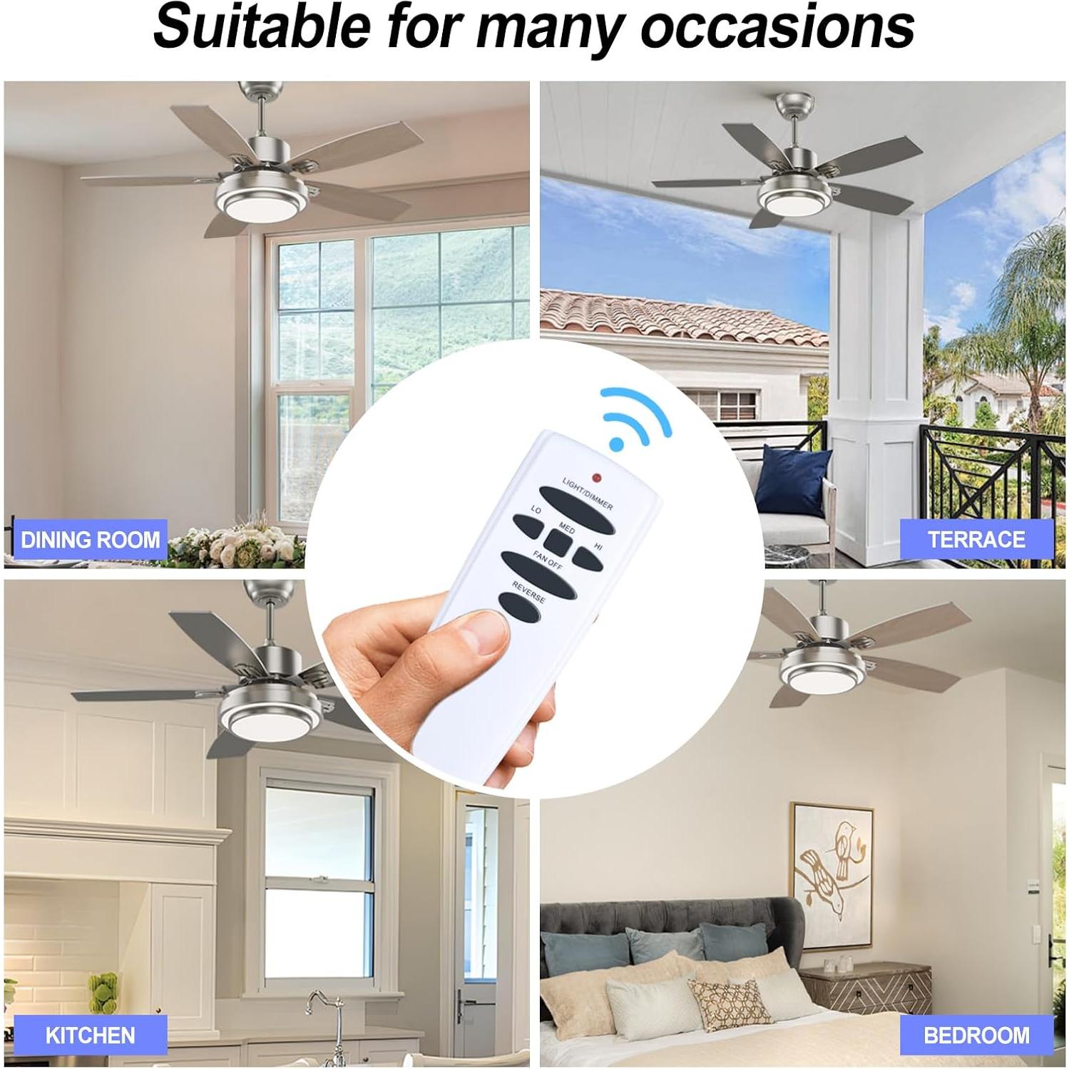 Control Remoto Reemplazo Ventilador Techo Hampton Bay UC7078T