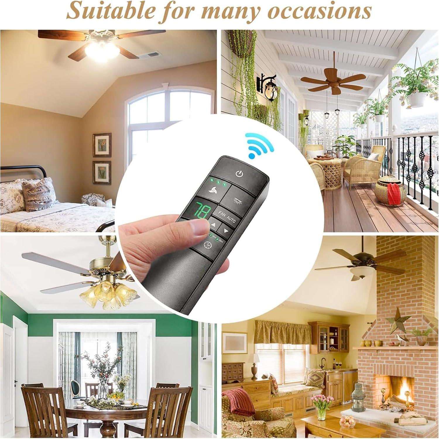 Control Remoto para Ventilador de Techo HD3 Hampton Bay 3 Velocidades