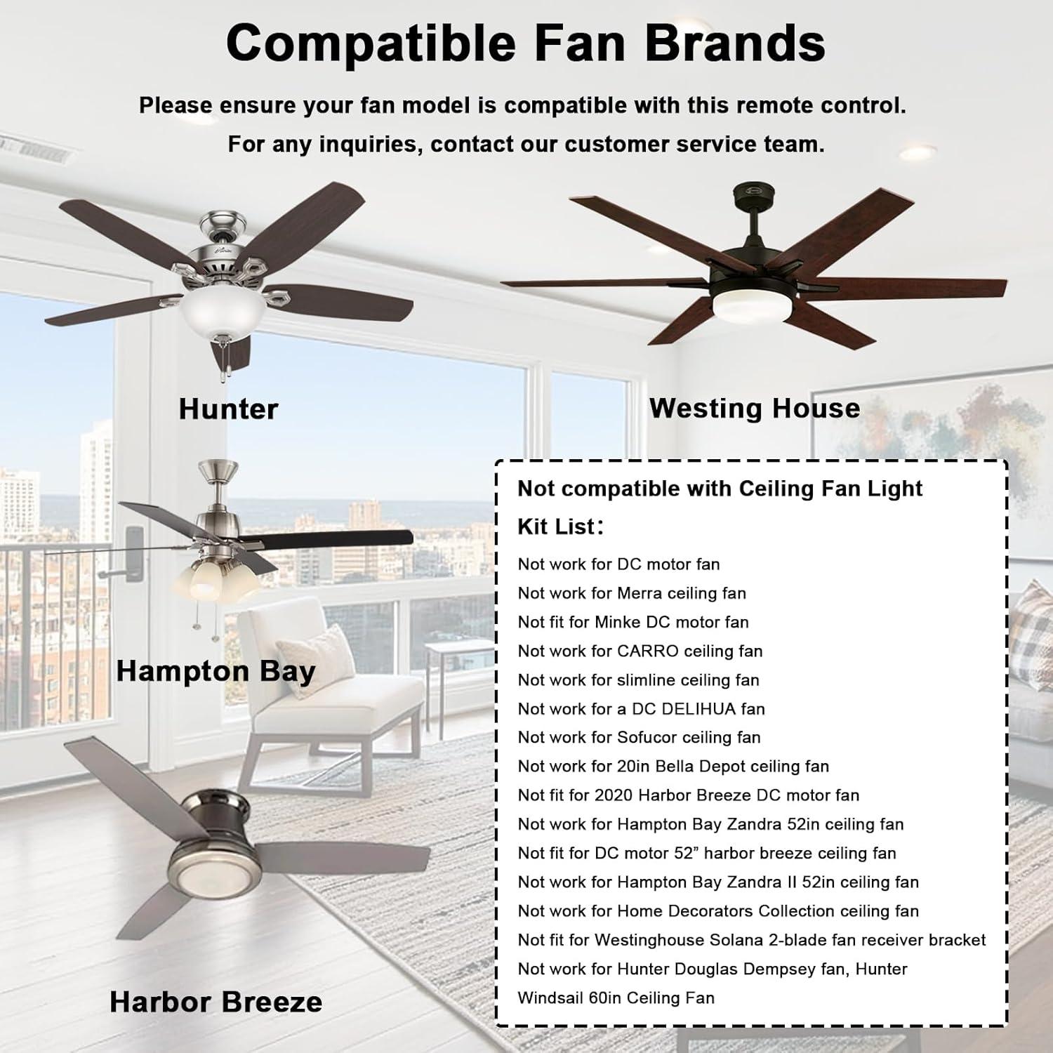 Control Remoto Universal Humpptom para Ventilador de Techo