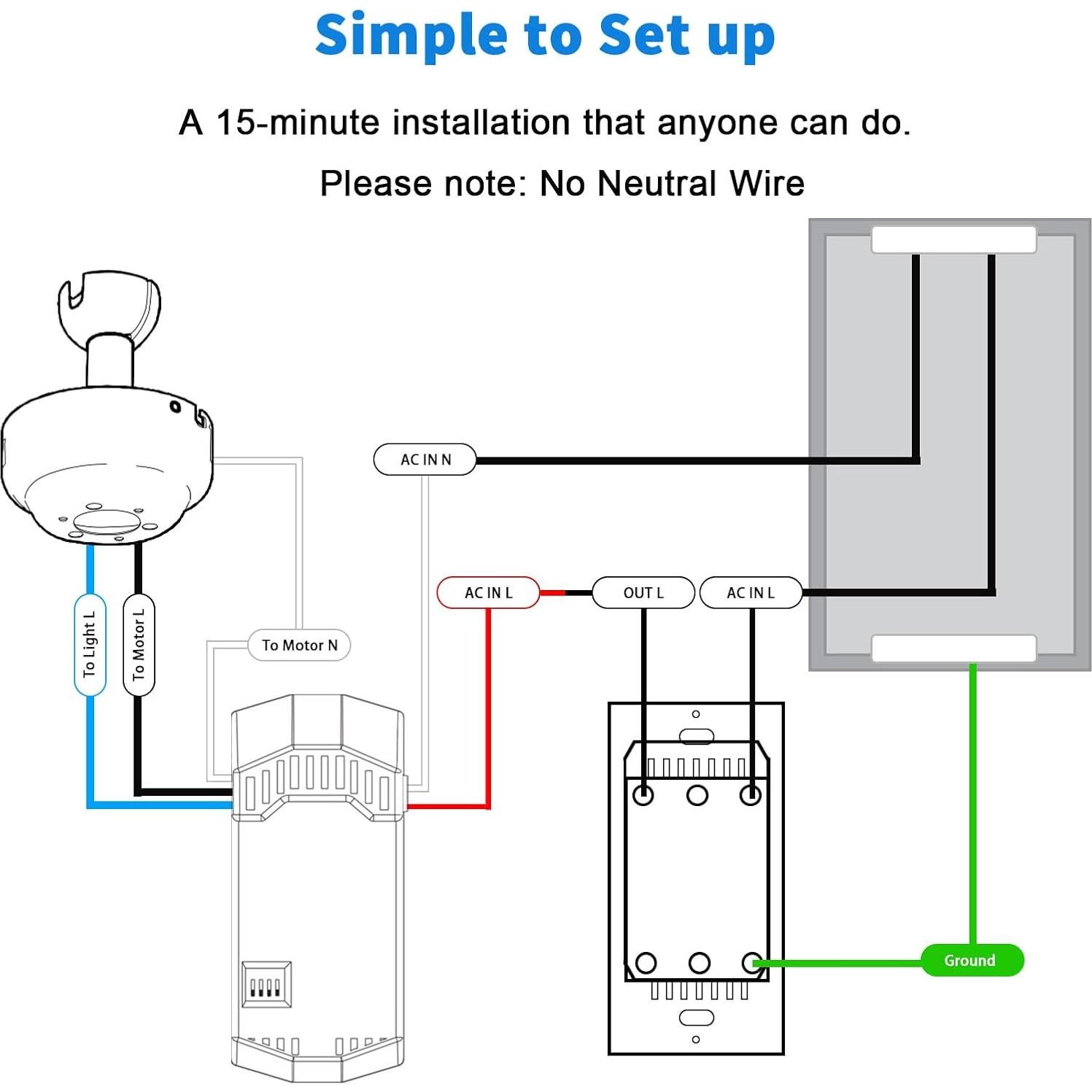 Control Remoto Universal Humpptom para Ventilador de Techo