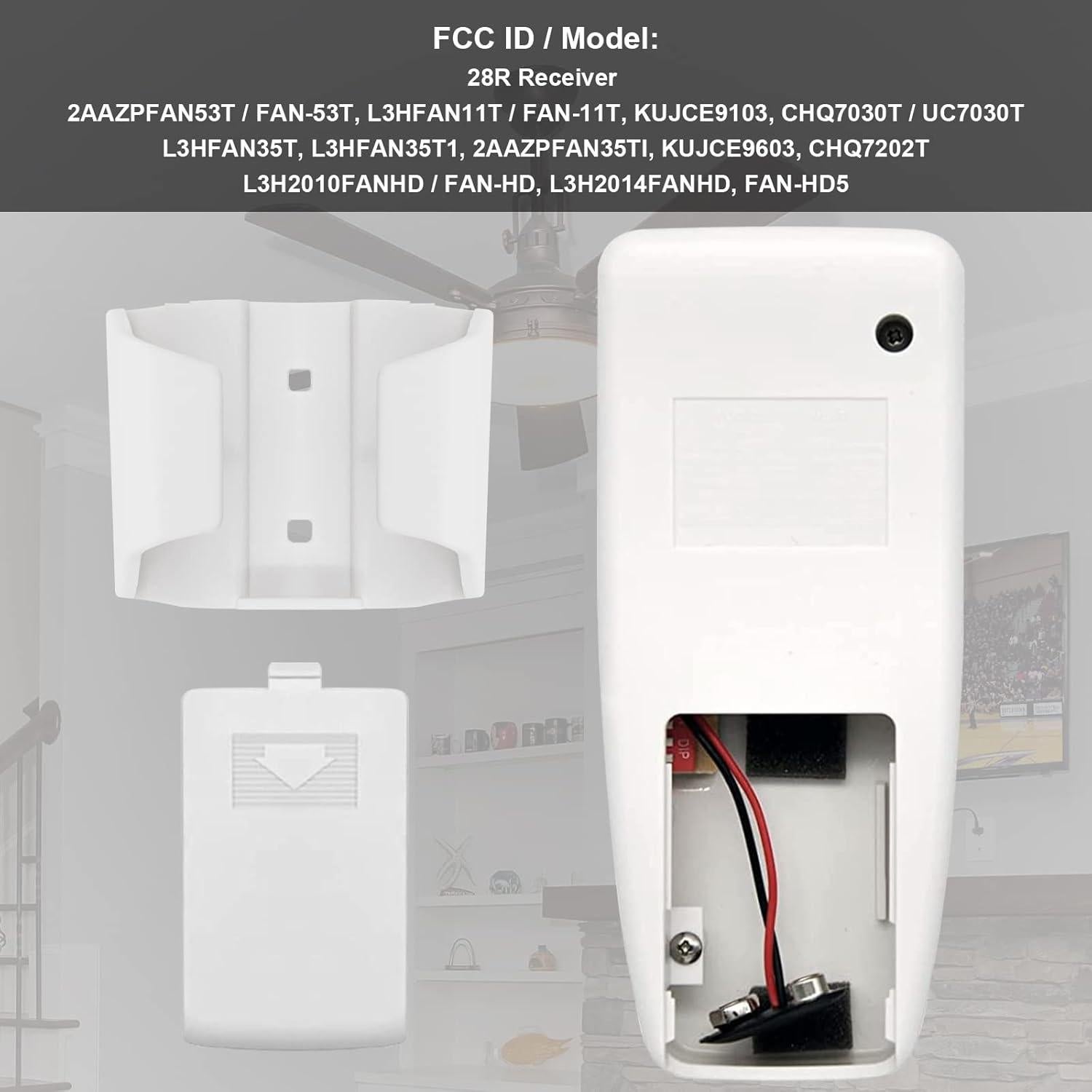 Control Remoto FAN-53T para Ventiladores de Techo 3 Velocidades