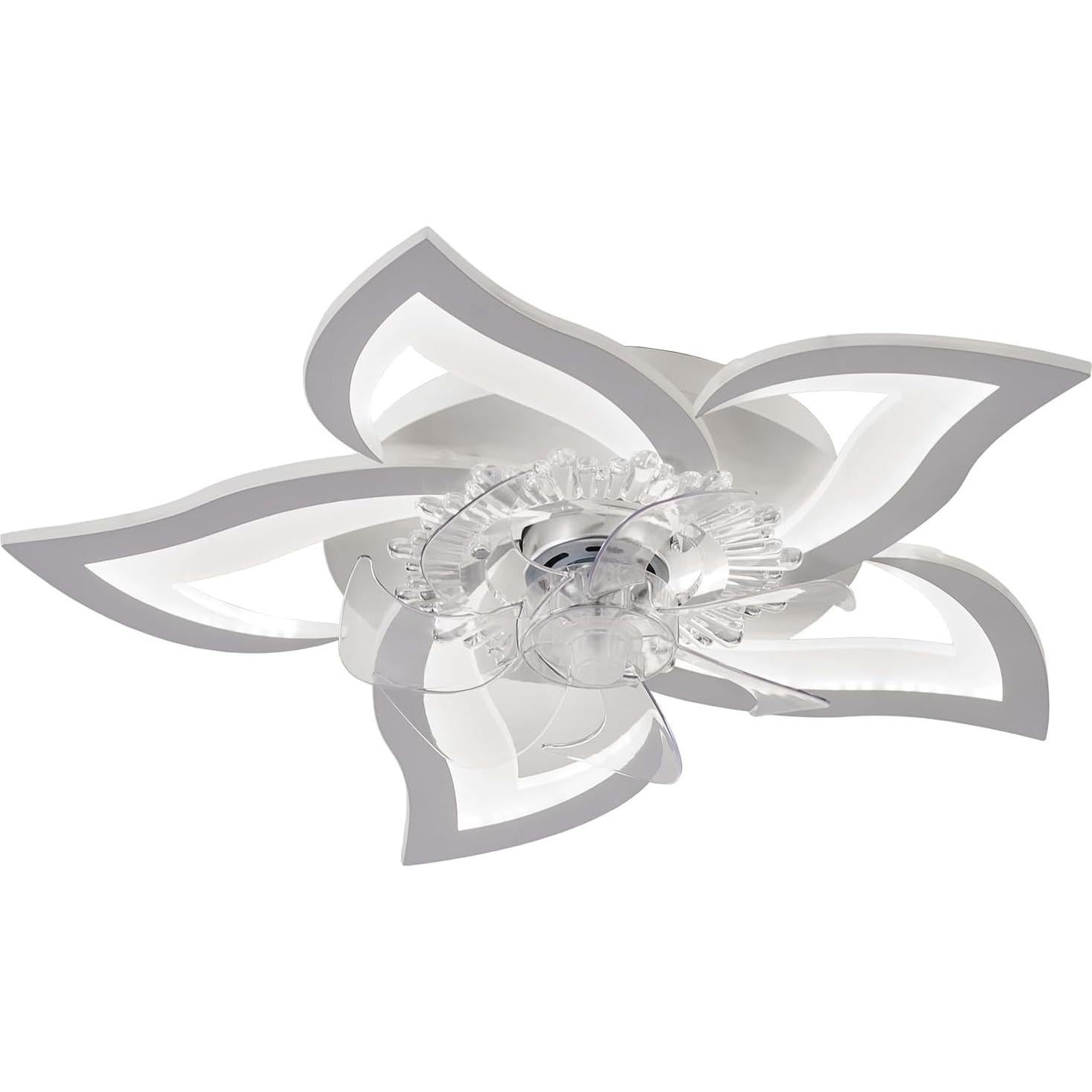 Ventilador de Techo Bevenus SLF-5H Dimmable 69cm Blanco