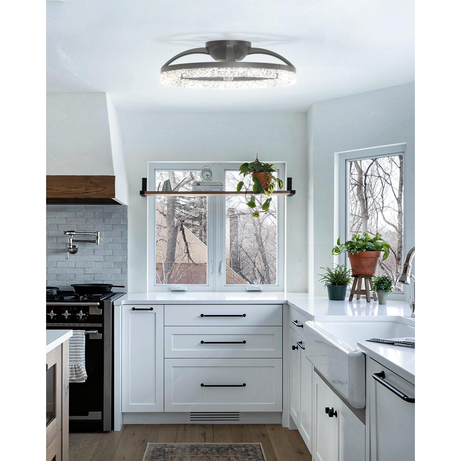 Ventilador de Techo addlon 20" con Luz LED y Control Remoto