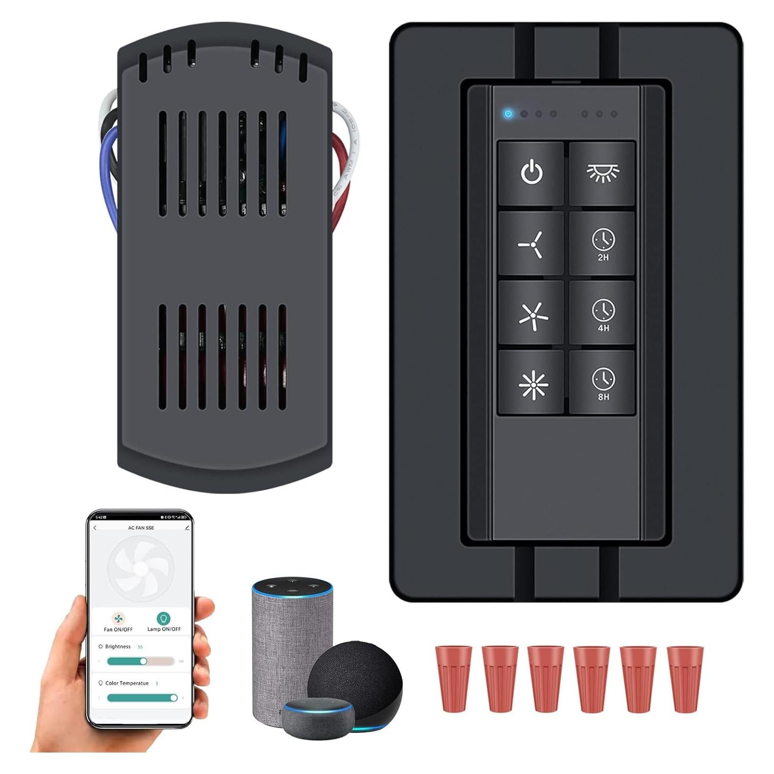 Kit Control Remoto Universal Ventilador Techo Breeze Bay 3 Velocidades