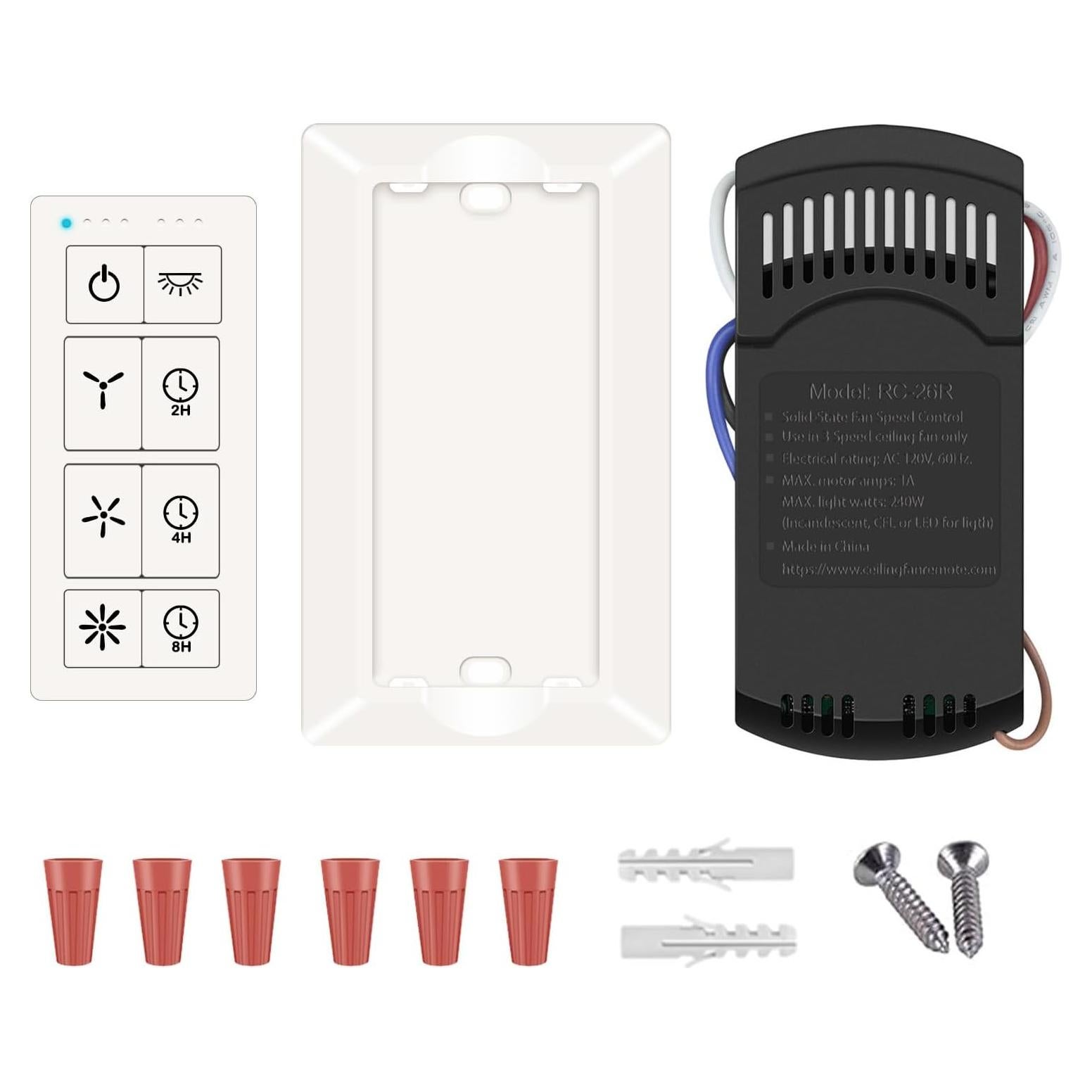 Control Remoto Universal para Ventilador de Techo COREBAY 3 Velocidades