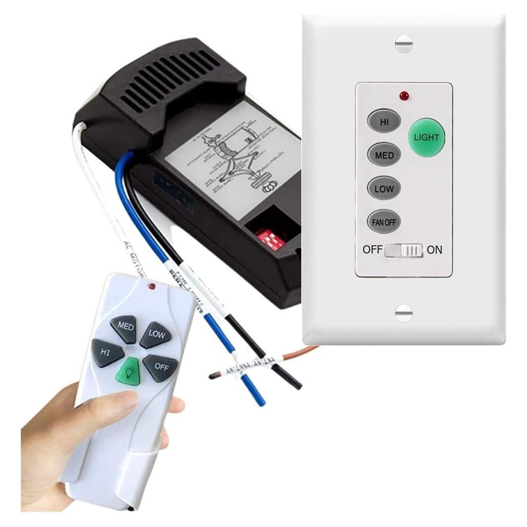 Control Remoto para Ventilador de Techo Nexete BY06 con Regulador de Luz