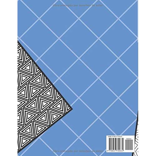 Geométrico Libro de colorear para adolescentes: colorear y crear, diseños para aliviar el estrés. (Spanish Edition)