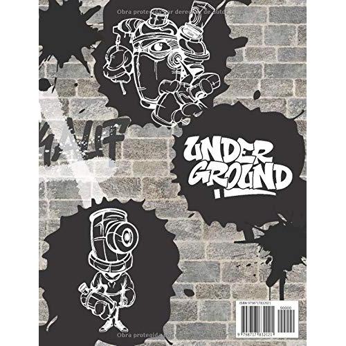 Libro De Colorear Graffiti Para Niños Y Adultos: Para Adolescentes, Chicos Y Muchachas: Fuentes de Street Art Para Colorear y Más (Spanish Edition)