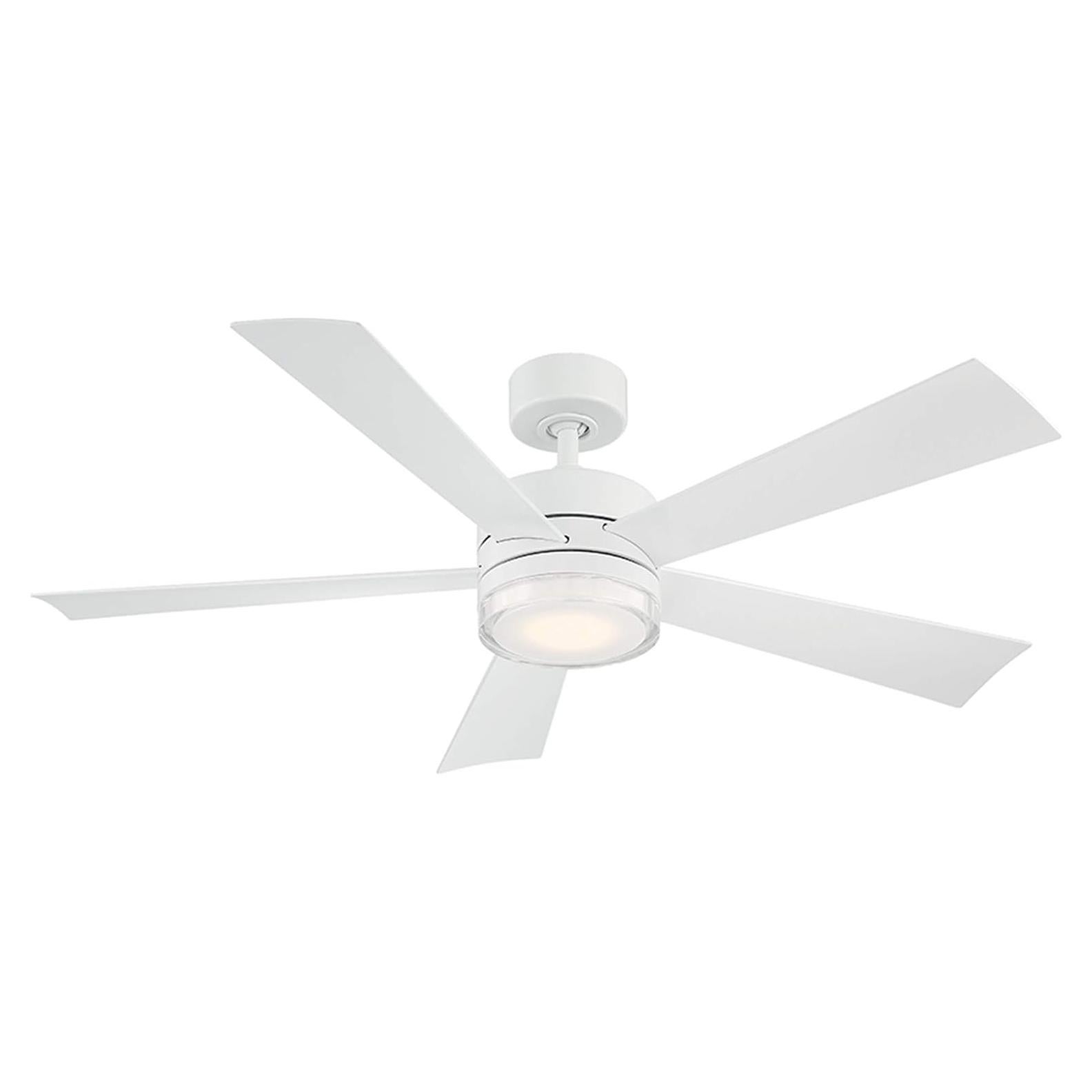 Ventilador de Techo Inteligente Modern Forms Wynd 132cm Blanco LED