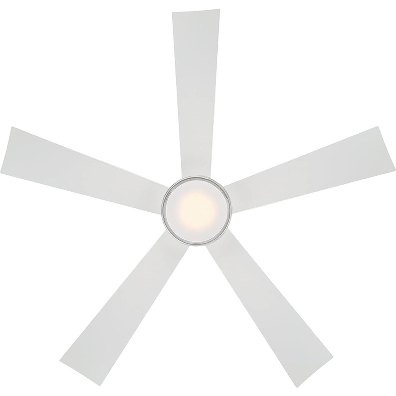 Ventilador de Techo Inteligente Modern Forms Wynd 132cm Blanco LED