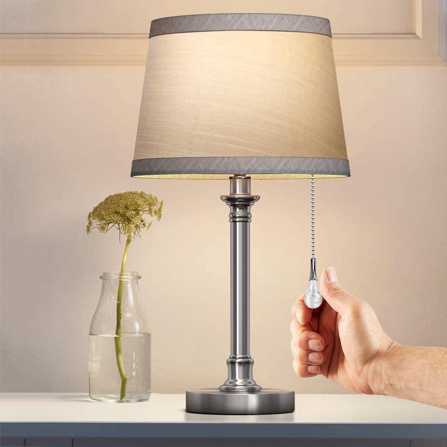 Adornos de cadena de tirón Akahttbn para ventilador de techo 30 cm