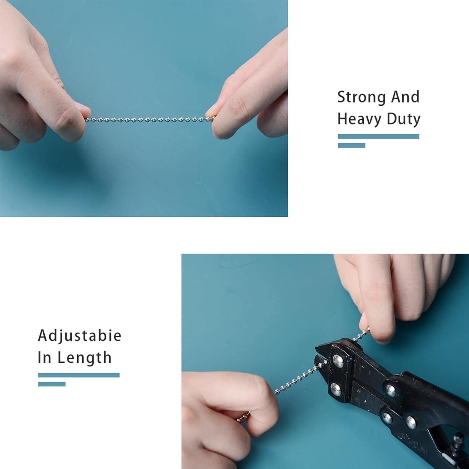 Cadenas de Tirar de Cristal LONGSHENG 30mm 2 Piezas 53.5cm