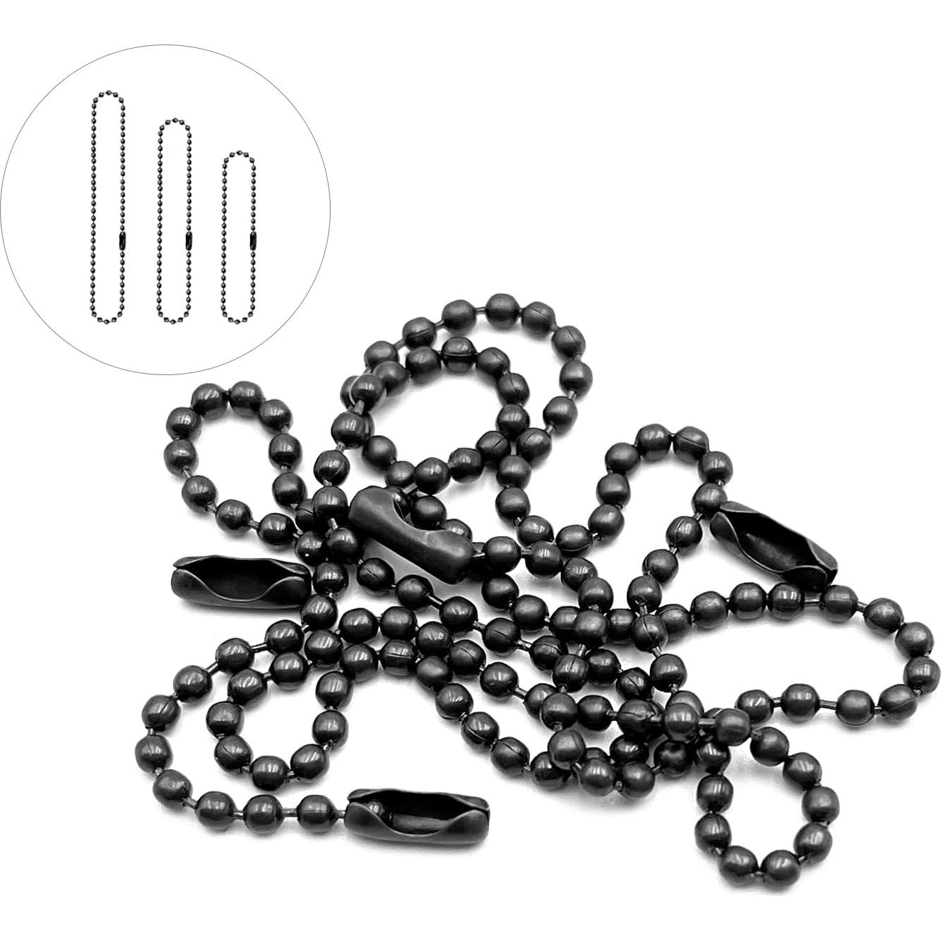 Extensor de cadena de tirón TWLITE 3.66m con 10 conectores Negro