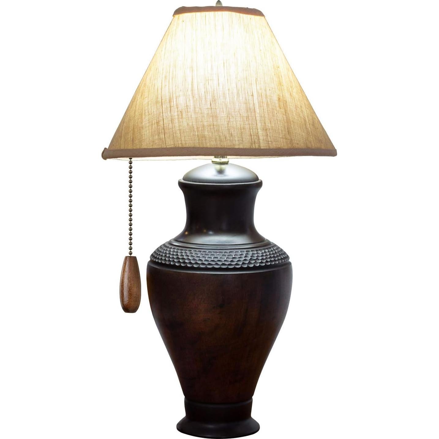 Extensores de Cadena de Ventilador de Techo Boao 35 cm Nogal