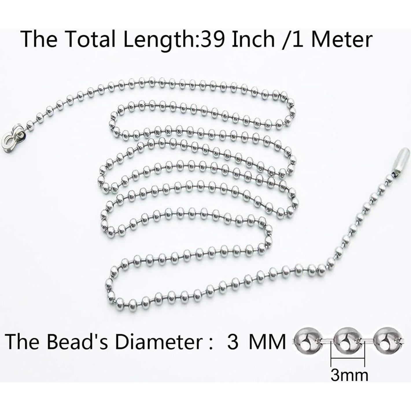 Paquete de 4 Extensores de Cadena de Ventilador de Techo 1m