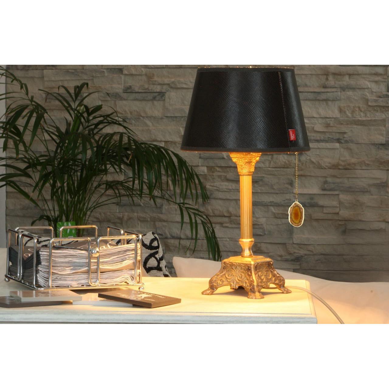 Juego de 2 Cadenas de Tirón Ágata Natural 30 cm Genérico