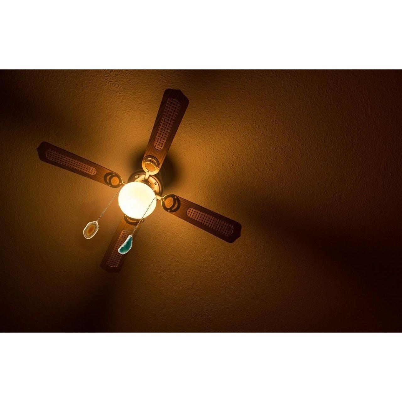 Juego de 2 Cadenas de Tirón Ágata Natural 30 cm Genérico