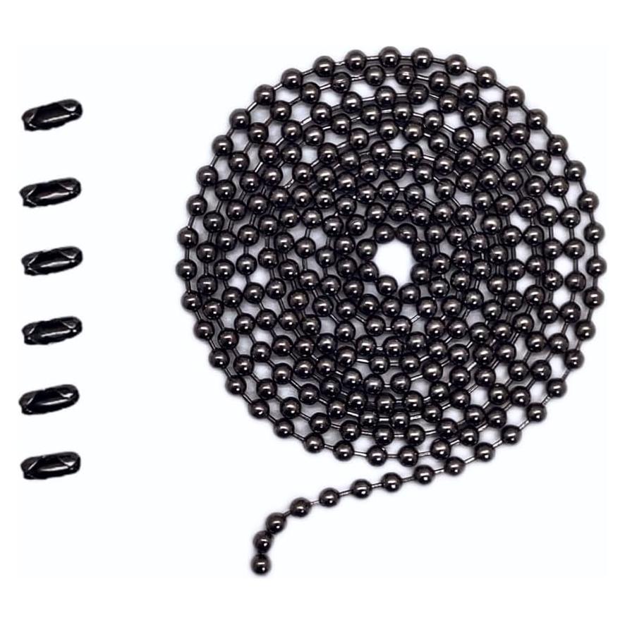 Cadena de Tirar para Ventilador de Techo IFNOW 2m Metal Negro