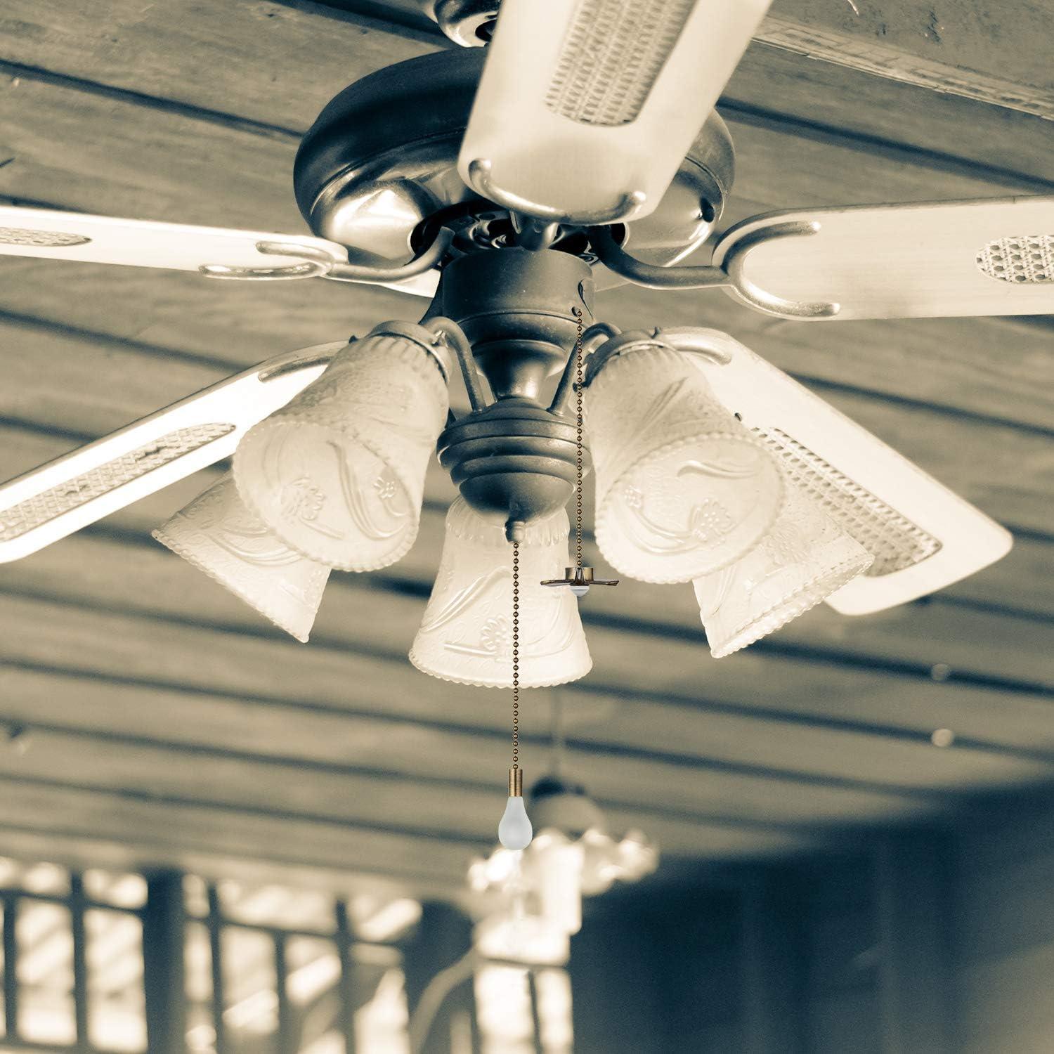 Juego de Cadenas de Tirón para Ventilador de Techo Mnixy