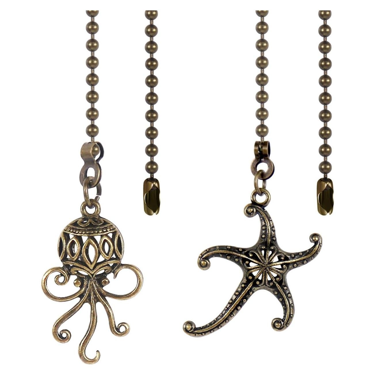 Cadena de Tirar Ventilador de Techo Dotlite Bronce 30.48cm