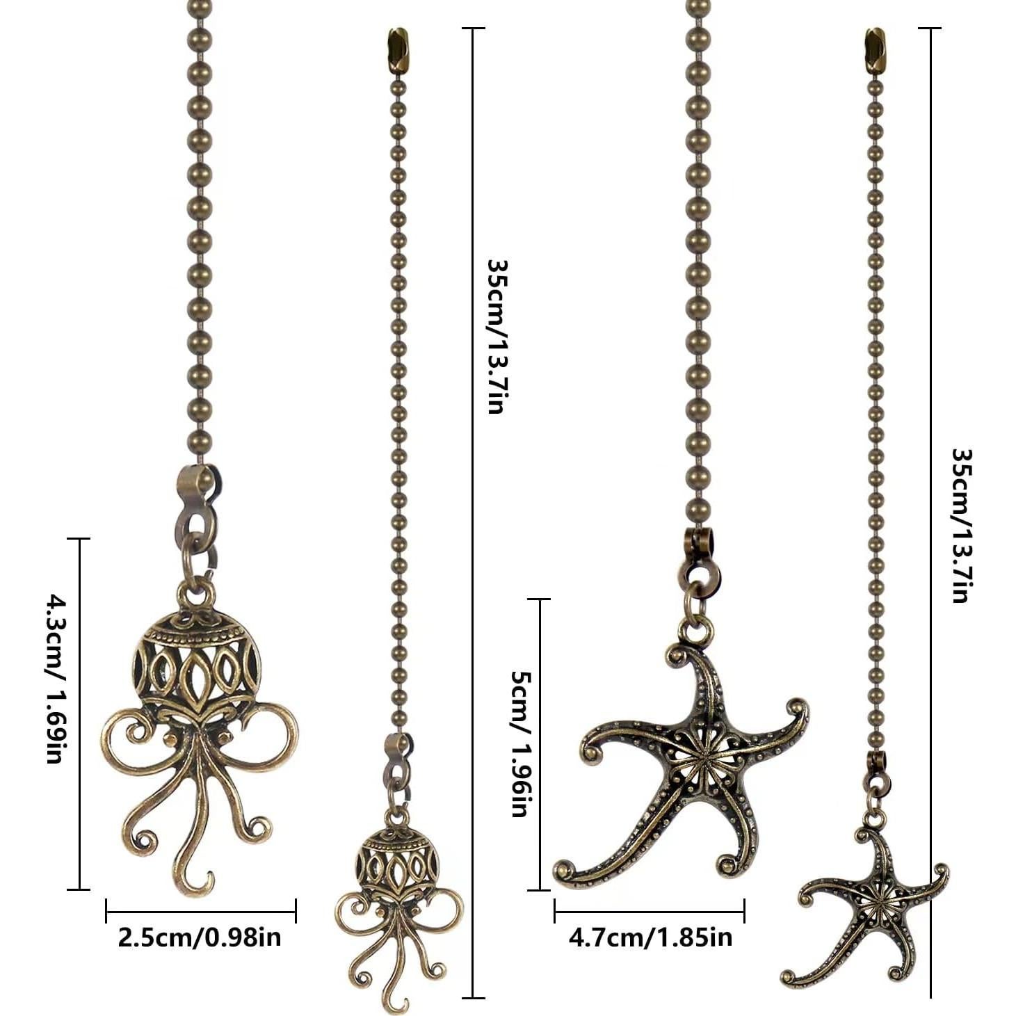 Cadena de Tirar Ventilador de Techo Dotlite Bronce 30.48cm