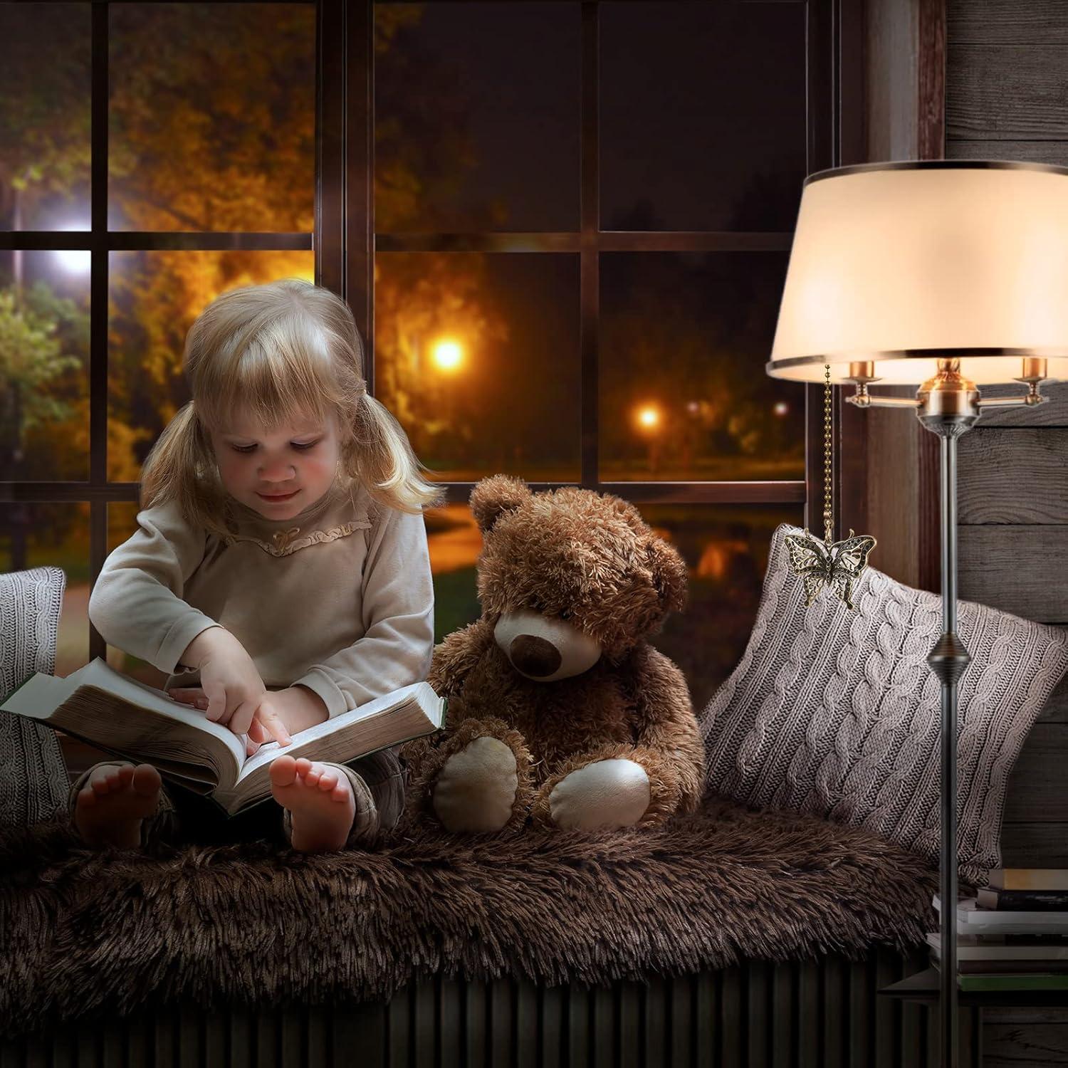 4 Cadenas de Tirar para Ventilador de Techo Vintage Bronce