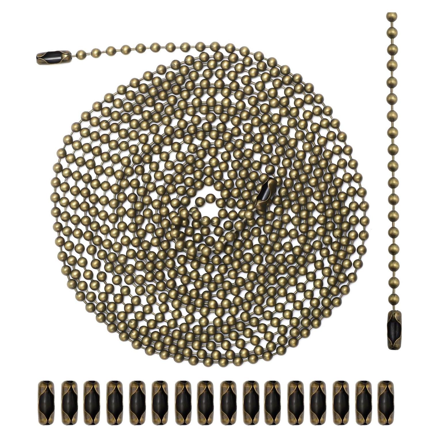 Cadena de Tirar para Ventilador de Techo Gosknor 3m con 20 Conectores