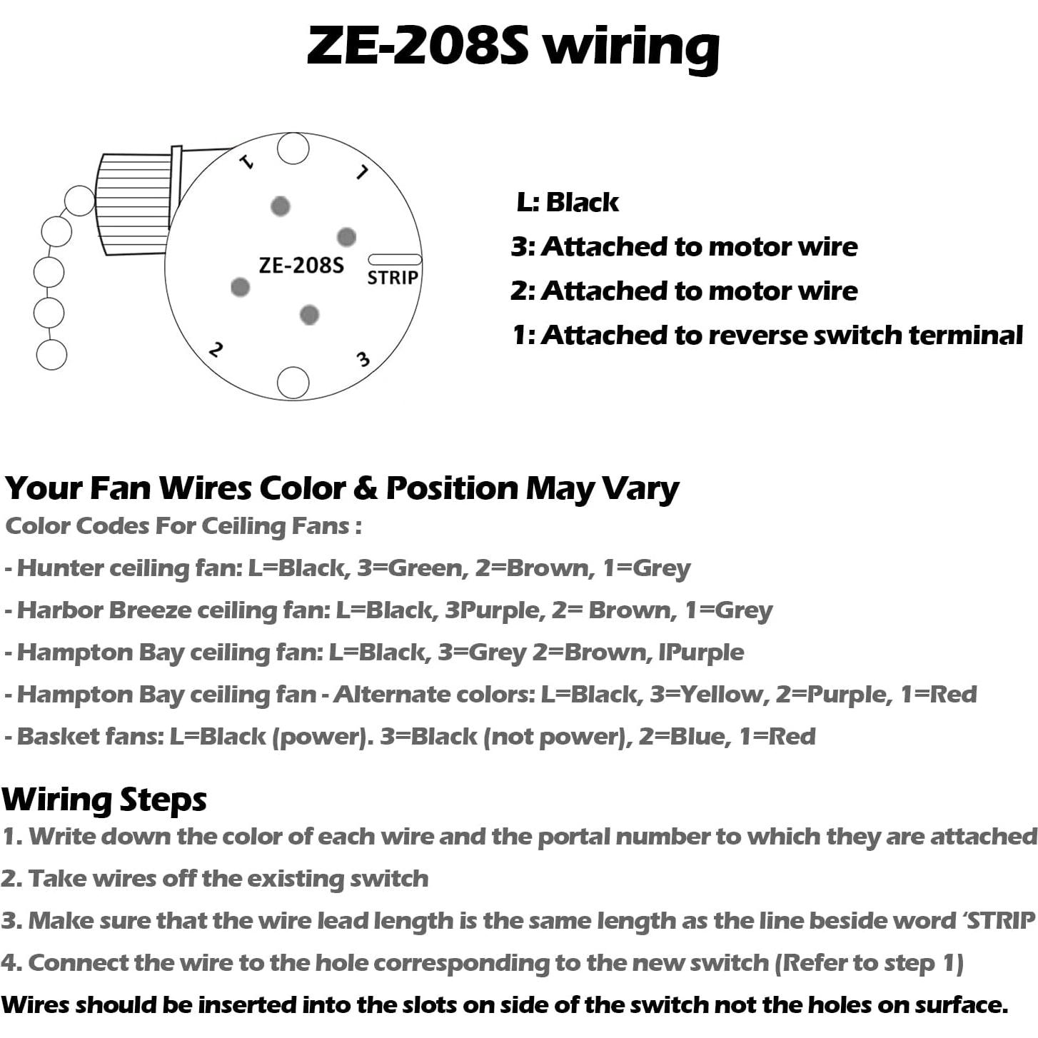 Interruptor de Cadena de Tirar Zing Ear ZE-208s 3 Velocidades