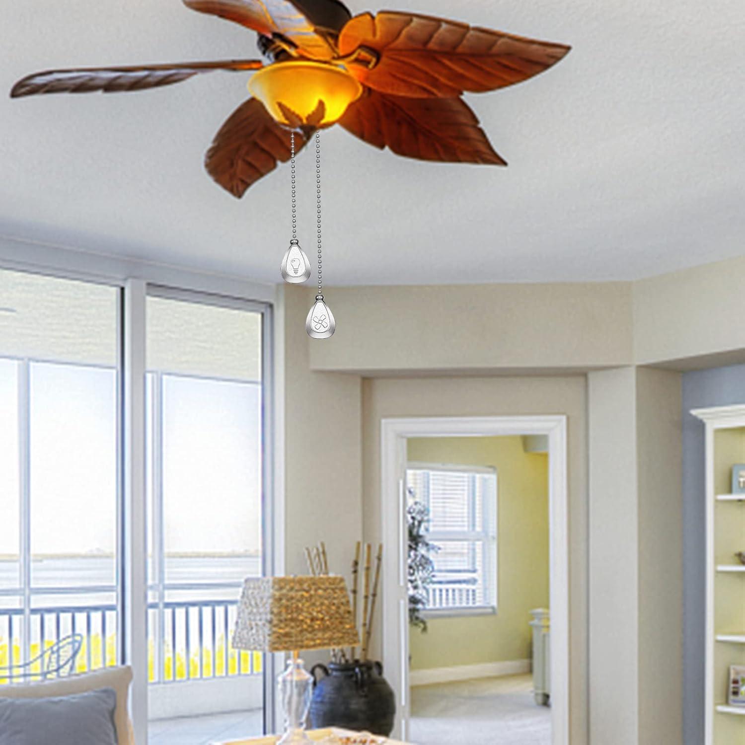 Cadena de Tirar Plateada Dotlite 30.48 cm - 4 Paquete