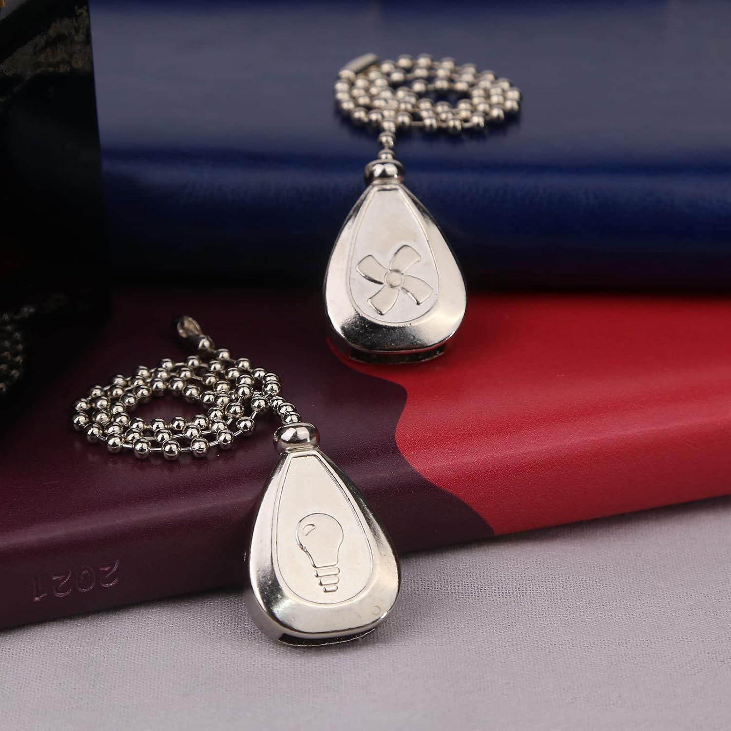 Cadena de Tirar Plateada Dotlite 30.48 cm - 4 Paquete