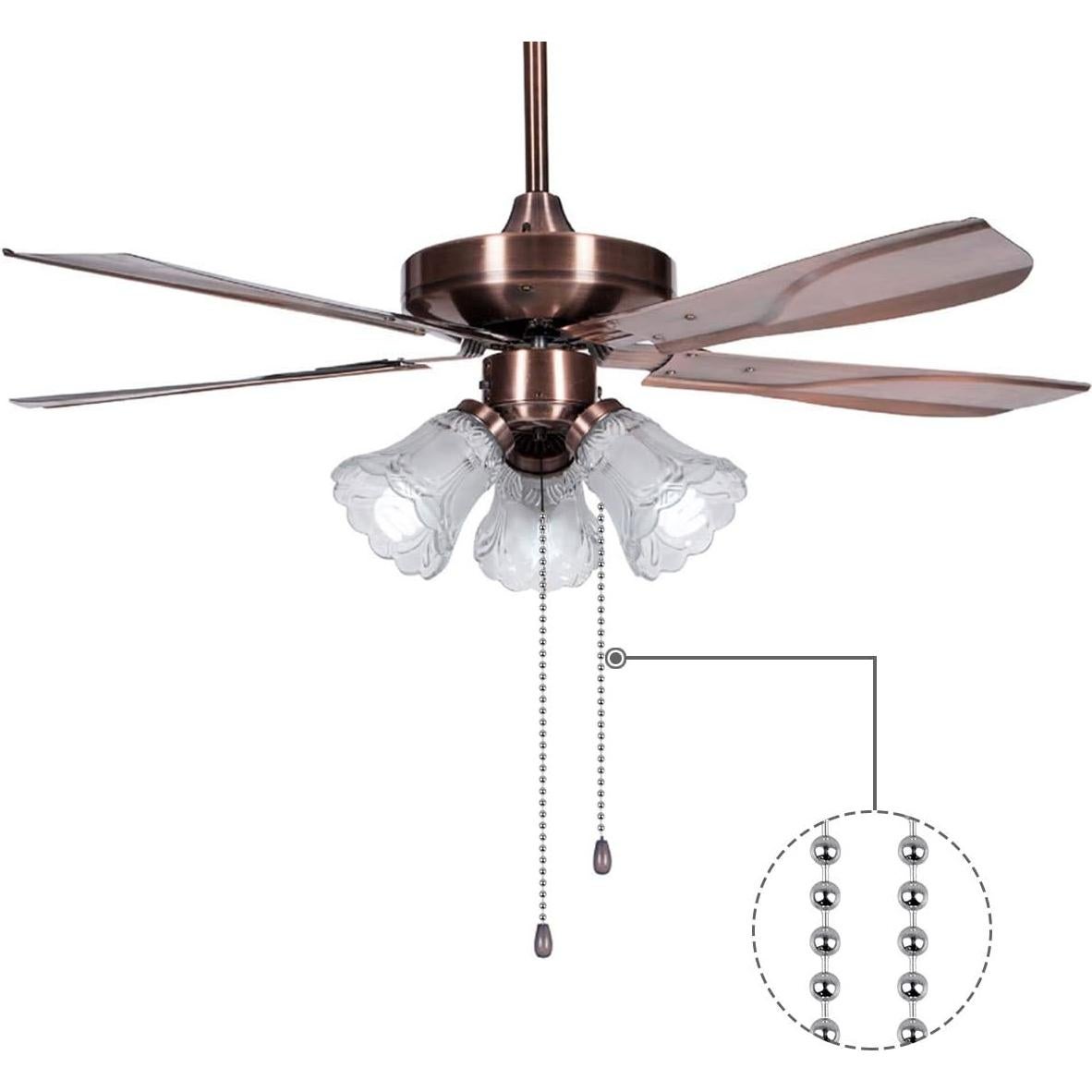 Extensión de cadena de metal Awpeye 5m 3.2mm con 20 conectores