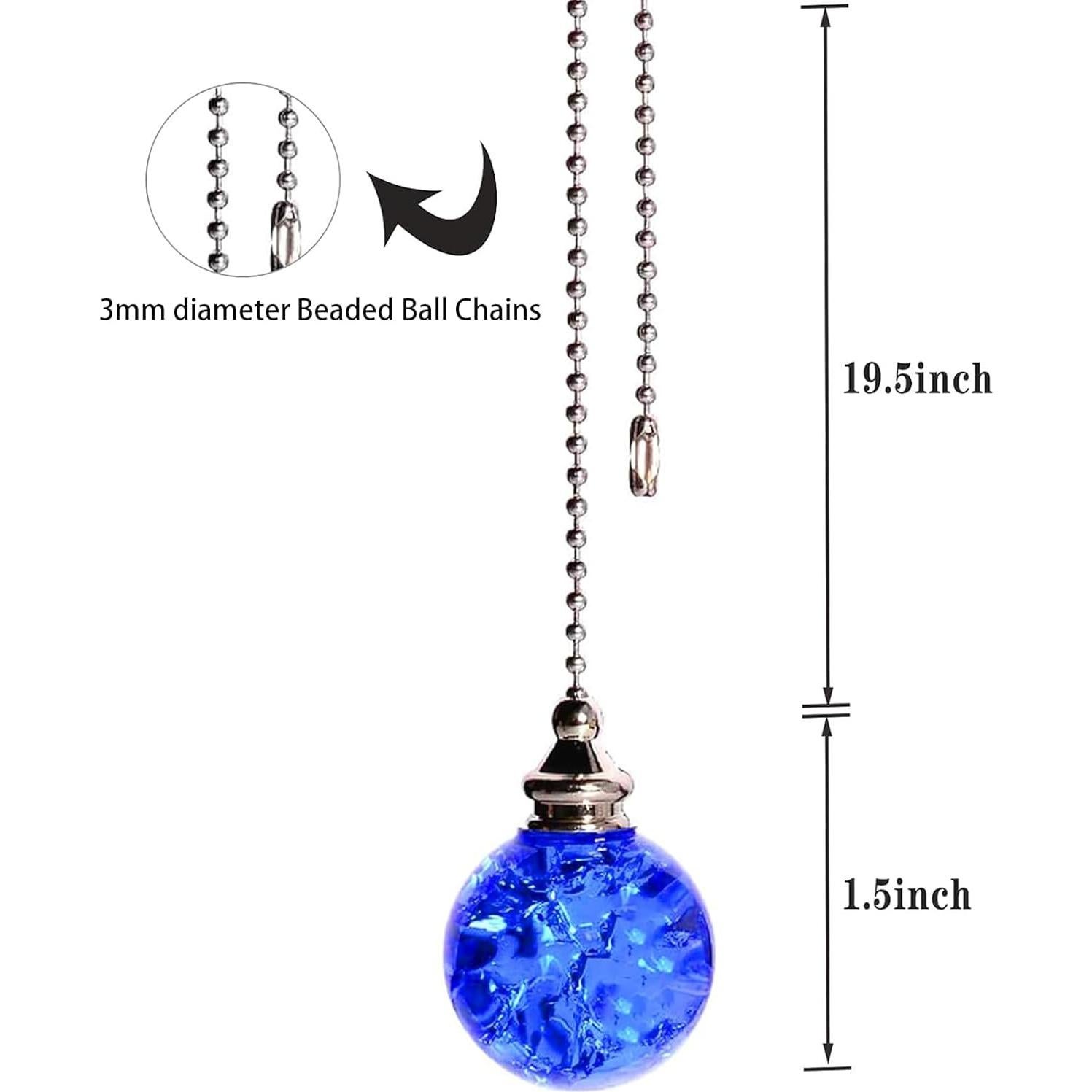 Cadena de Tirar Decorativa SUR-CIEL 2PCS Azul 53.34 cm