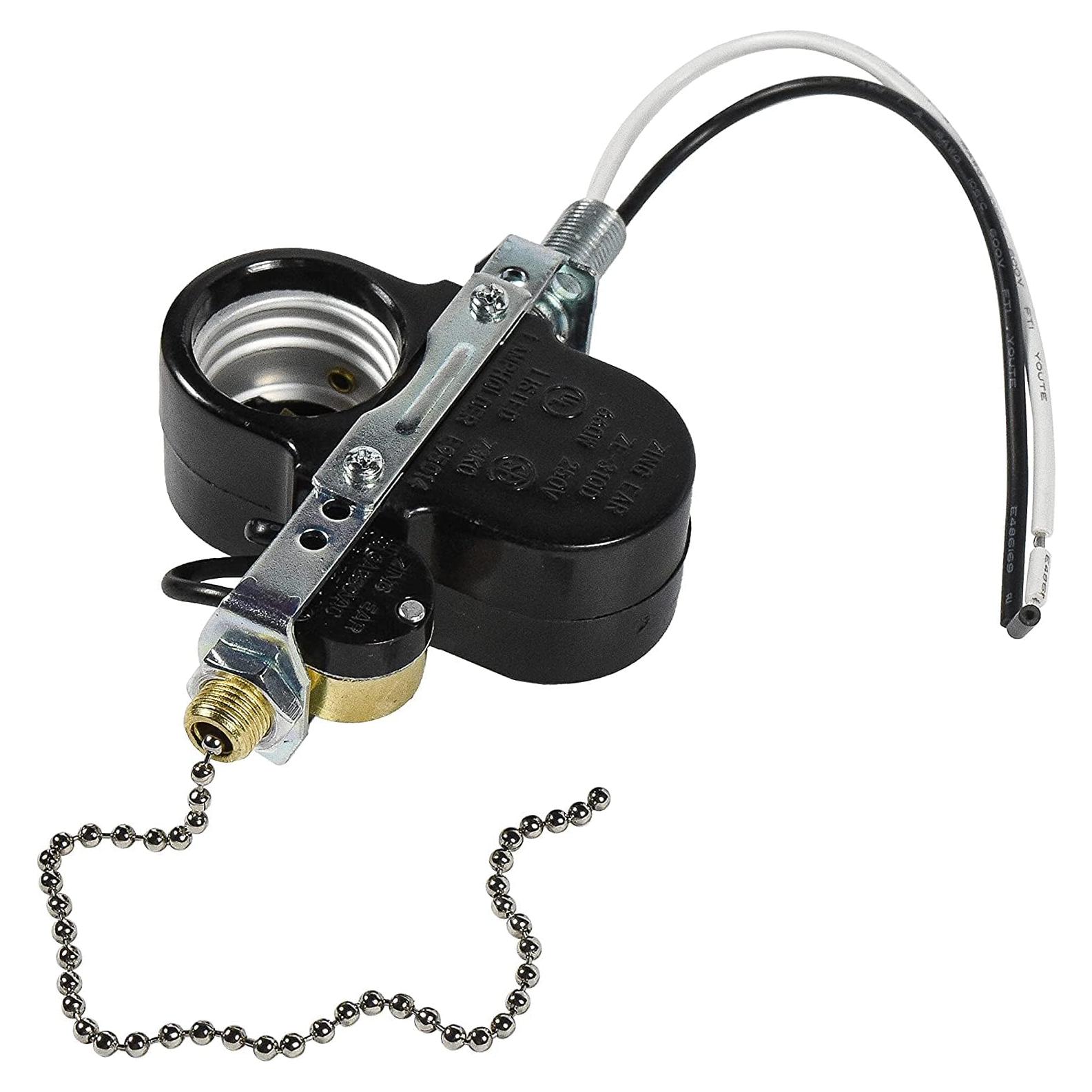 Interruptor de Socket de 2 Luces HQRP para Ventilador de Techo