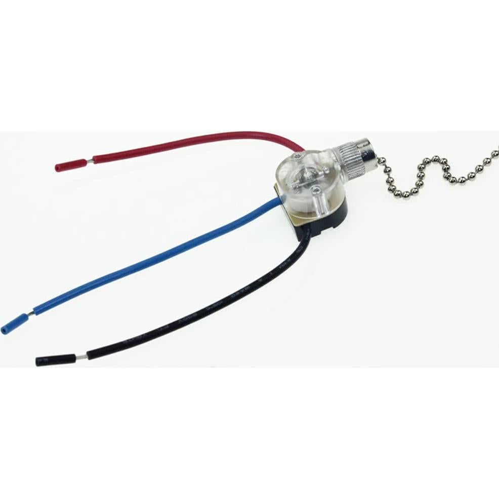 Interruptor de Techo para Ventilador Balepha 3 Vías 3 Terminales