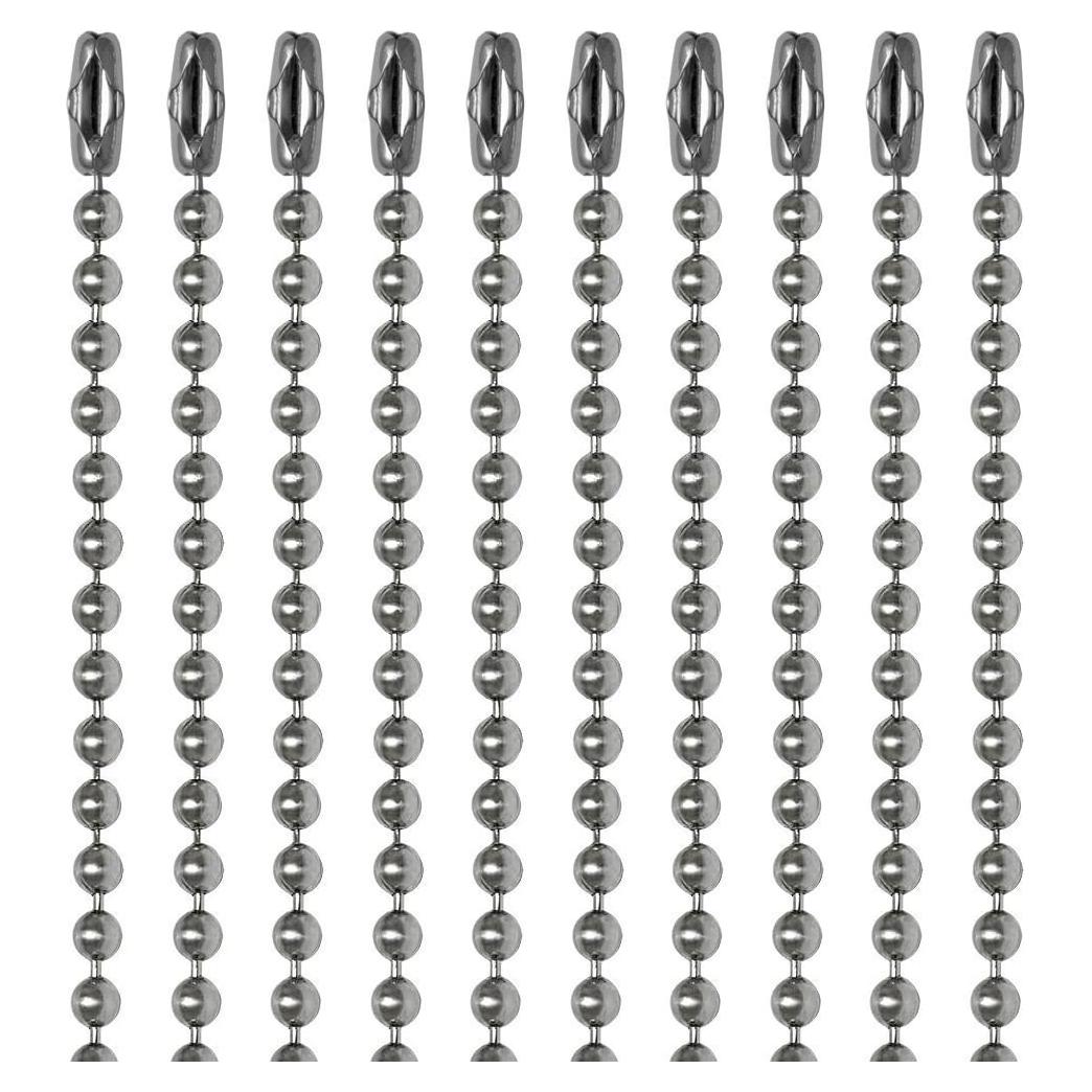 Extensión de Cadena de Tirar R.B.Y. 76.2 cm con Conector - Paquete de 10