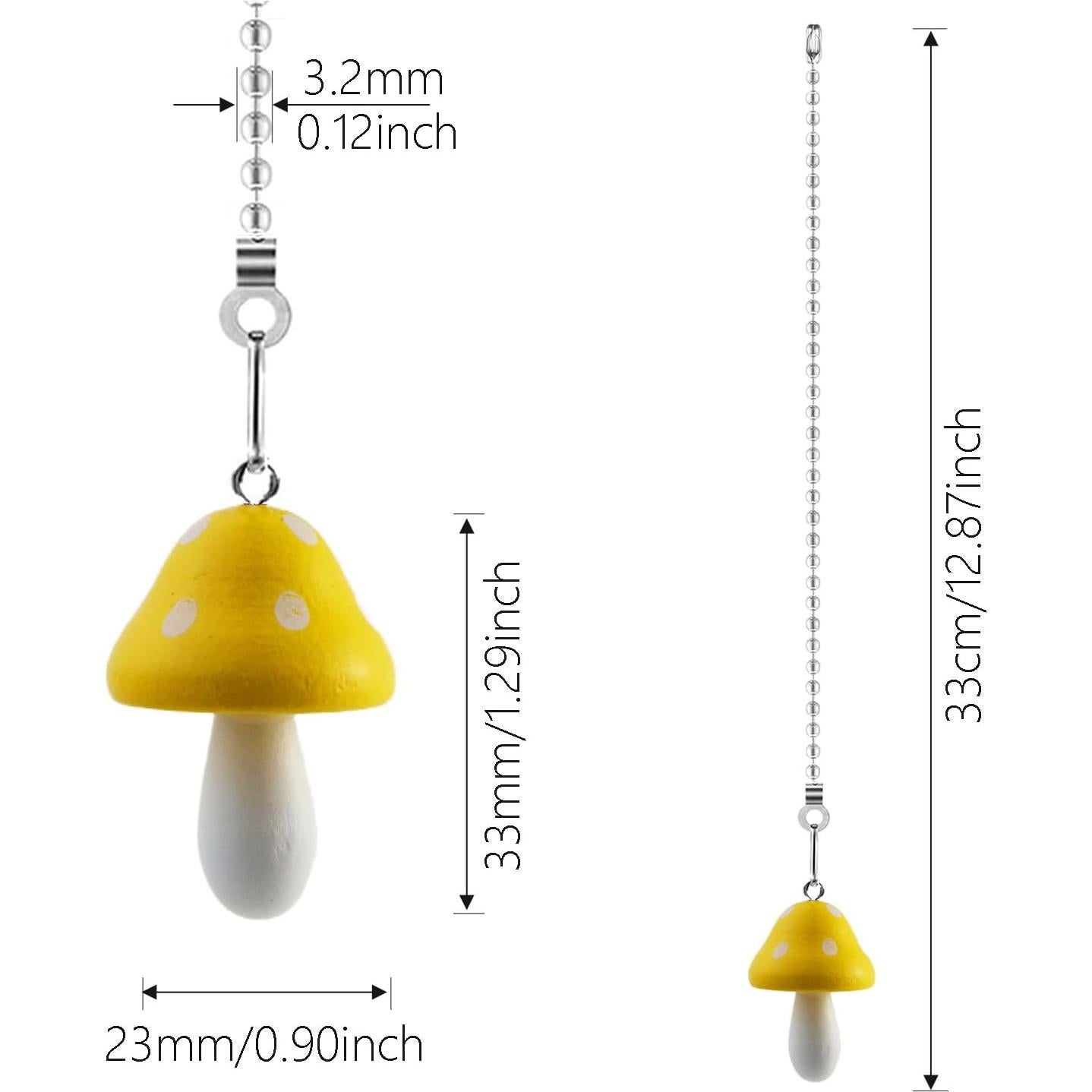 Extensor de cadena de tirón Hyamass 33 cm Amarillo Decorativo