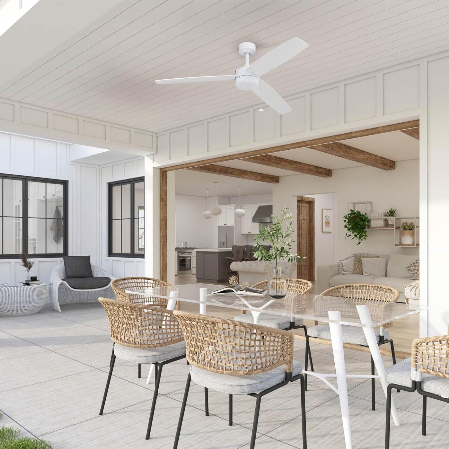 Ventilador de Techo Prominence Home Journal 132 cm Blanco