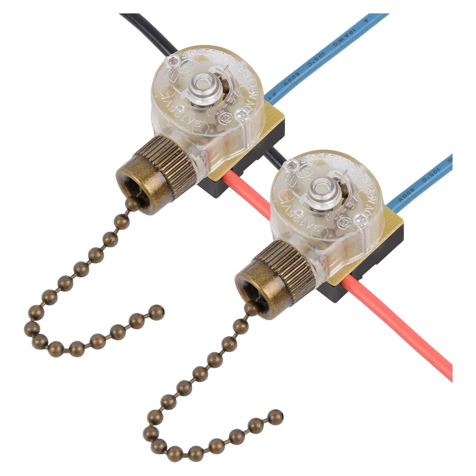 Interruptor de Luz para Ventilador Hunter ZE-110 - 2 Piezas