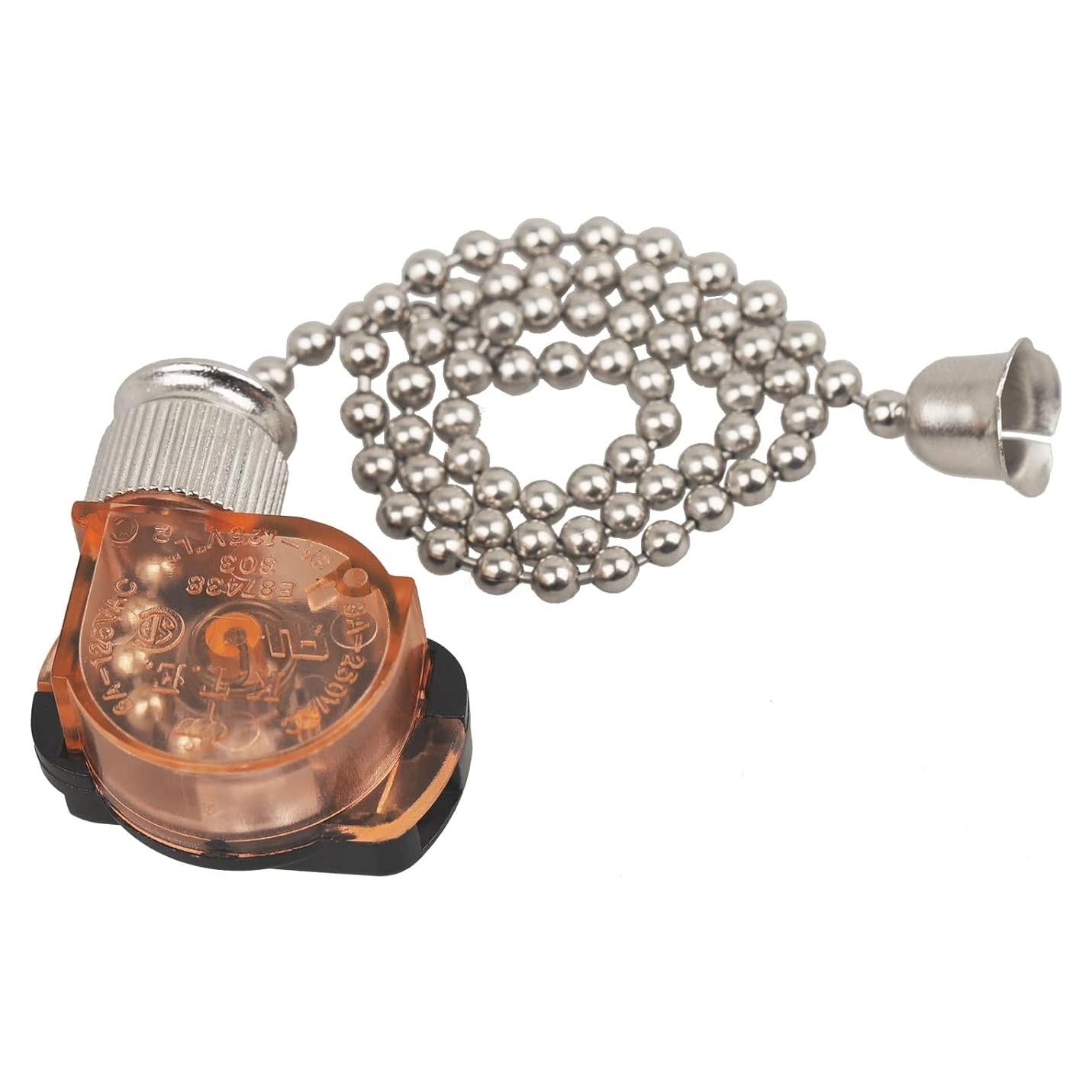 Interruptor de Luz de Ventilador de Techo E87438 6A 125VAC